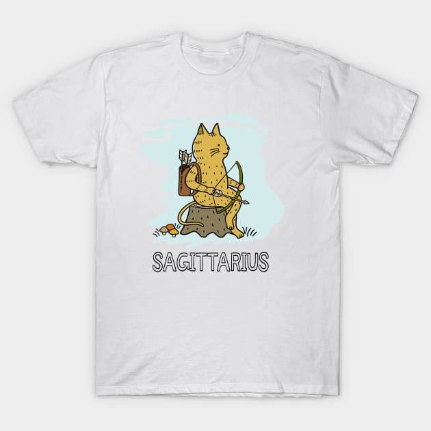 Sagittarius/The Archer zodiac sign T-Shirt by pekepeke
